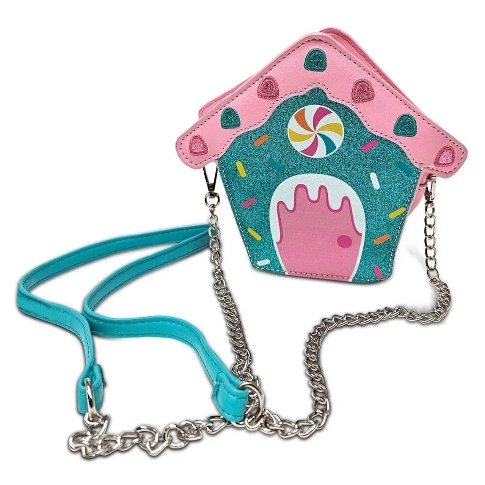 GINGERBREAD HOUSE CROSSBODY BAG